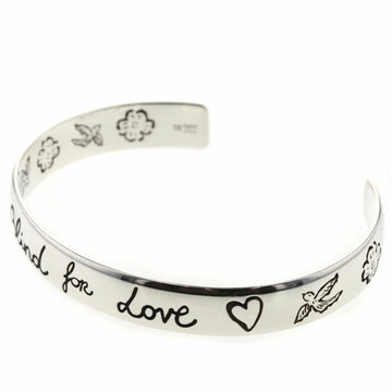 Gucci Bangle Blind For Love 455242 J8400 0701 Silver 925 Ladies GUCCI