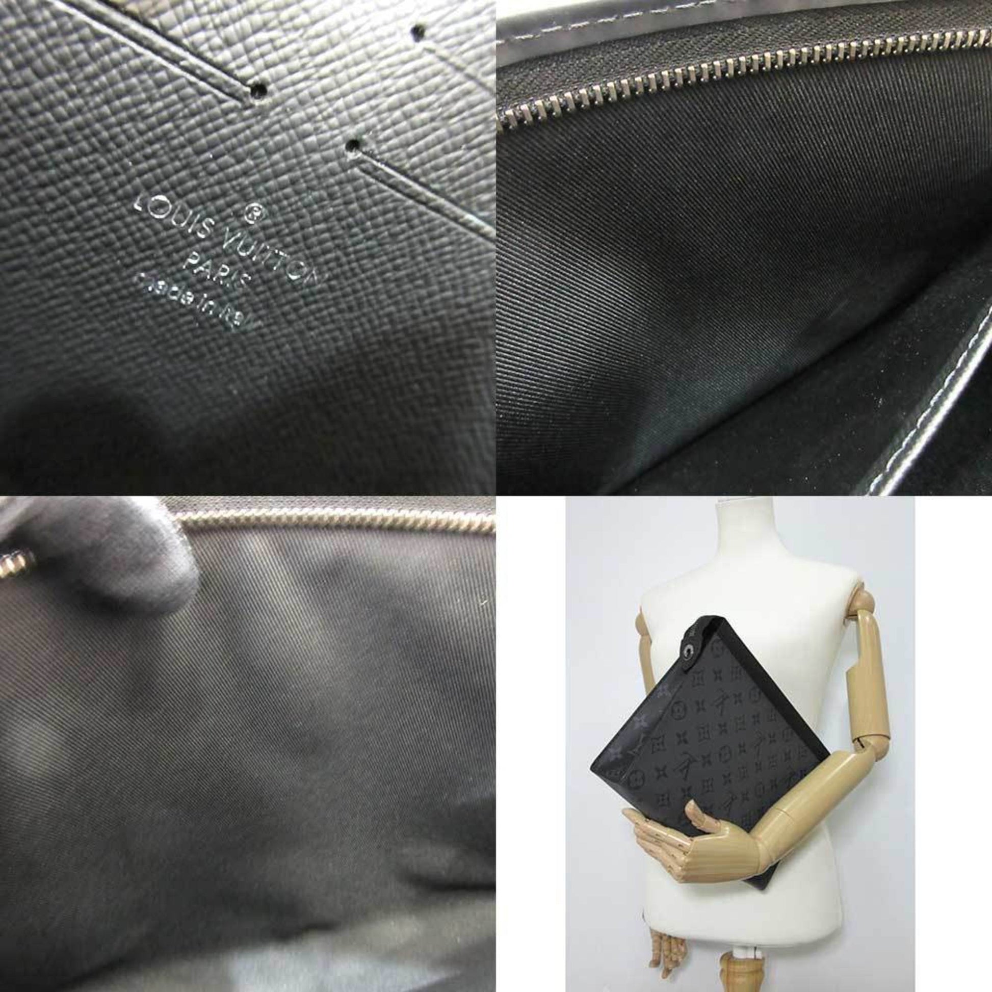 Pochette voyage cloth small bag Louis Vuitton Grey in Cloth - 26711654