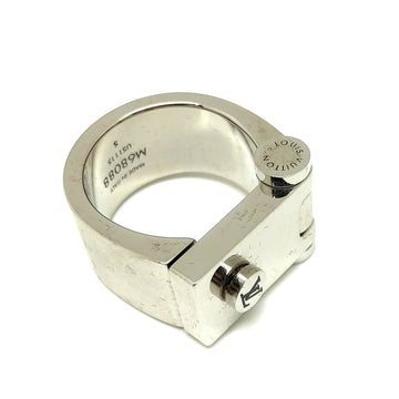 Louis Vuitton Bracelet Silver Lock-It Virgil Abloh Rainbow Titanium Cord  Q05269