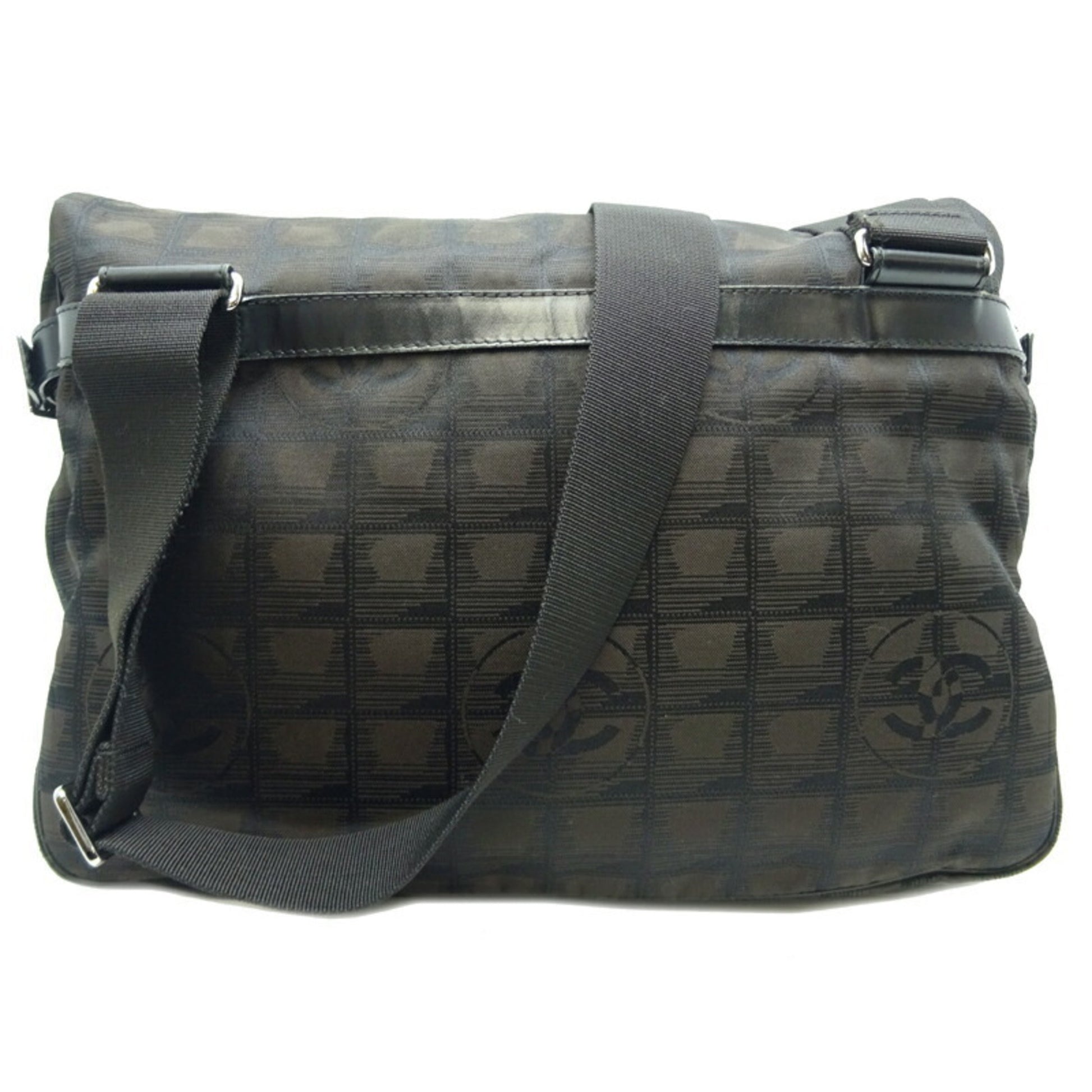 Chanel New Travel Line Women's Men's Shoulder Bag A29348 Leather