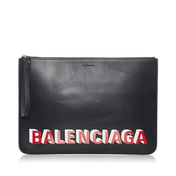 Balenciaga clutch bag 630626 black leather men BALENCIAGA