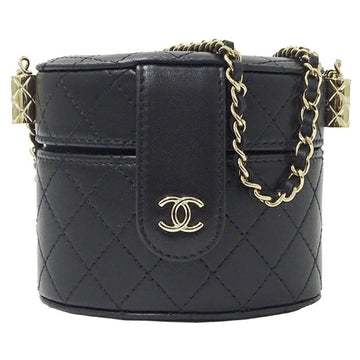 CHANEL Glazed Calfskin Quilted Large CC Enchained Accordion Flap