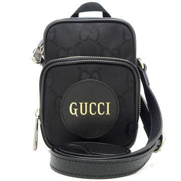 GUCCI Mini Shoulder Bag 643882 Off the Grid Crossbody Nylon x Leather Black 350248