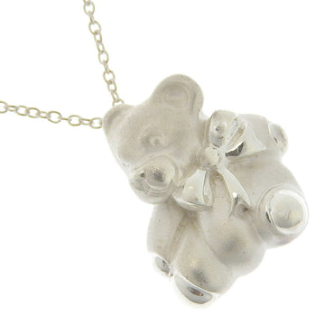 TIFFANY&Co. Bear Necklace 925 Silver Made in America bear/bear Ladies
