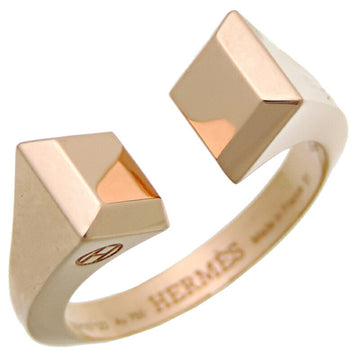 HERMES Clous de Forges GM #51 Women's/Men's Ring H122617B 750 Pink Gold No. 10