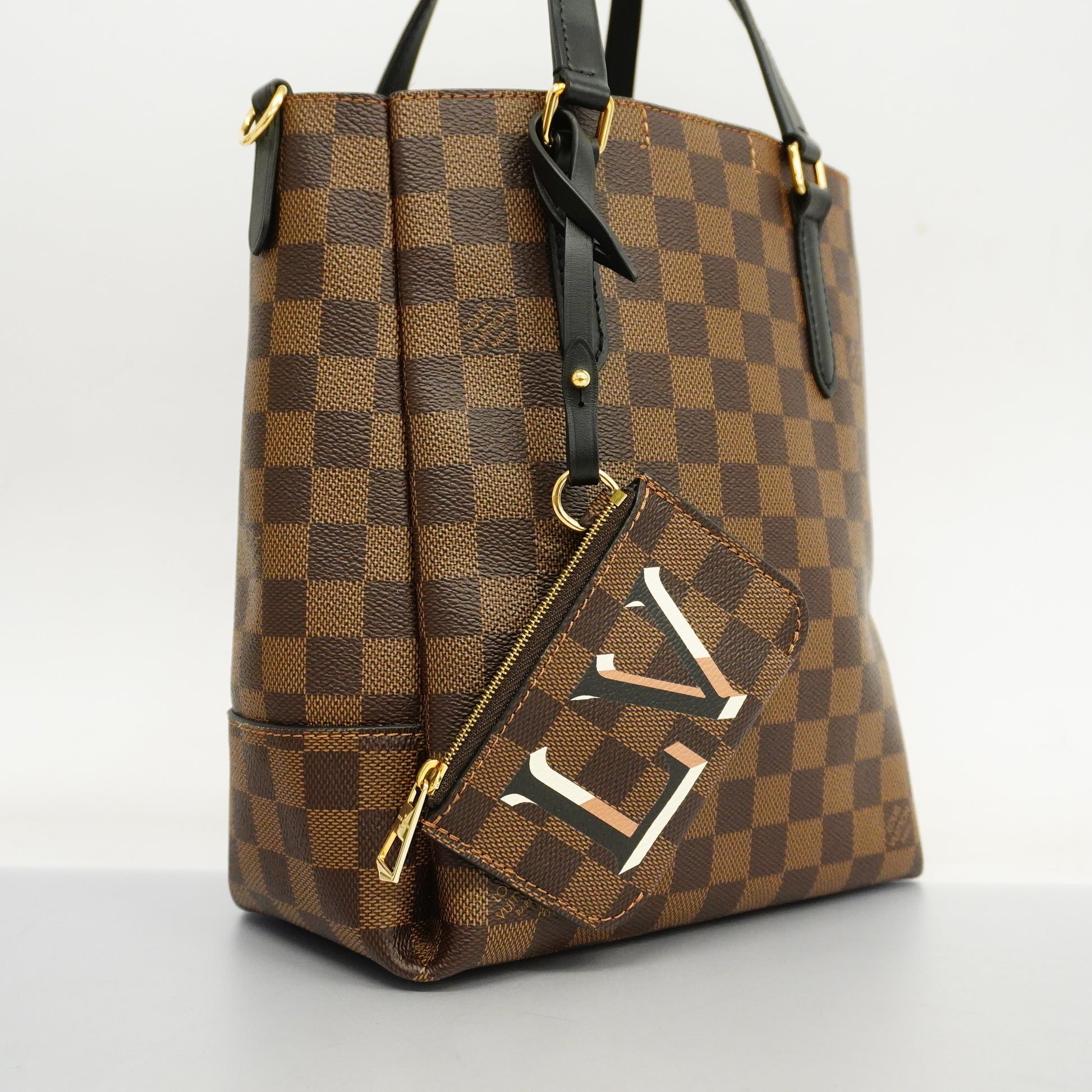 Louis-Vuitton-Damier-Belmont-NV-BB-2WAY-Bag-Handbag-N60348