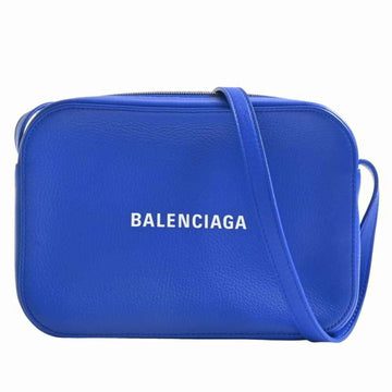 Balenciaga Leather Everyday Camera Bag Shoulder Blue