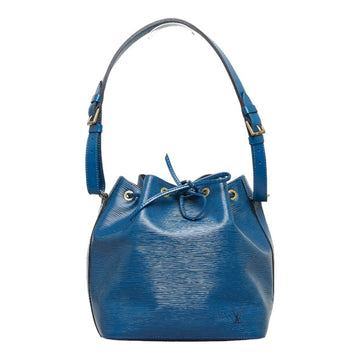LOUIS VUITTON Epi Petinoe Shoulder Bag M44105 Toledo Blue Leather Women's