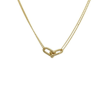 TIFFANY Double Link Hardware K18YG Yellow Gold Necklace