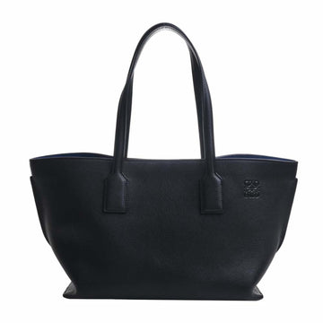 LOEWE T shopper leather tote bag black ladies