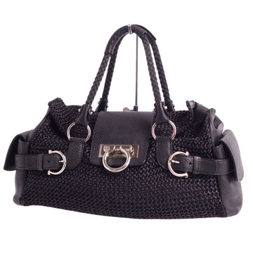 SALVATORE FERRAGAMO Bag Handbag Tote Gancini Women's Black