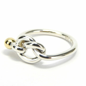 TIFFANY Ring Love Knot Hook & Eye Approx. 2.8g 925 Silver K18YG Yellow Gold Women's ＆Co. jewelry accessories ring