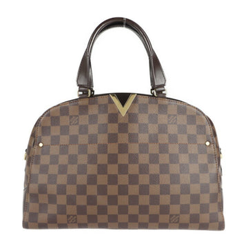 Louis Vuitton Kensington bowling handbag N41505 Damier canvas leather Ebene