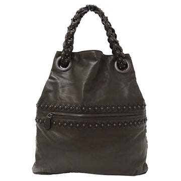 BOTTEGA VENETA BOTTEGAVENETA Women's Handbag Leather Brown 273167 Studs Included