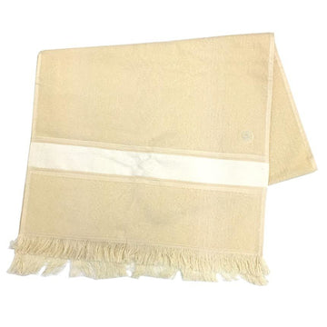 HERMES Serie Yotting Beach Towel 100% Cotton Ivory Beige Bath Unisex