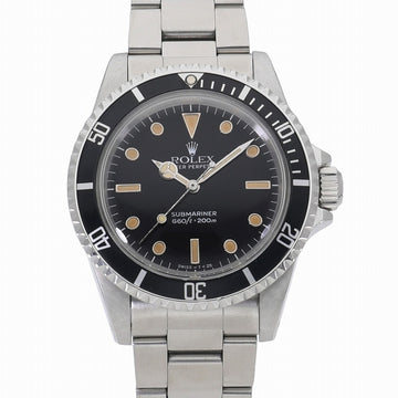 ROLEX Submariner Black Bordered 5513 No. 97 [around 1987] Men's Antique Watch