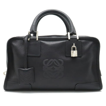 LOEWE Amazona 28 Anagram Handbag Boston Leather Black 311.62.001