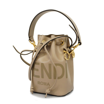 FENDIAuth  2way Bag Mini Montresor Women's Leather Handbag,Shoulder Bag Grayish