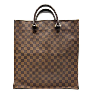 LOUIS VUITTON Handbag Damier Sac Pla Canvas Brown Men's N51140