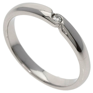 CELINE 1P diamond ring platinum PT900 ladies