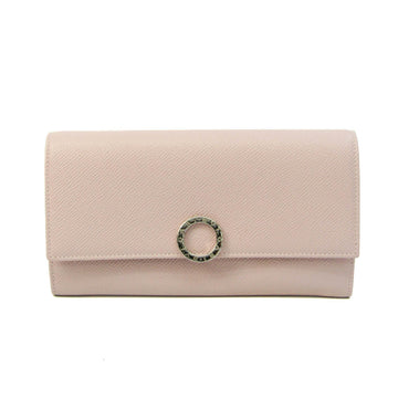 BVLGARI  30415 Women's Leather Long Wallet [bi-fold] Pink