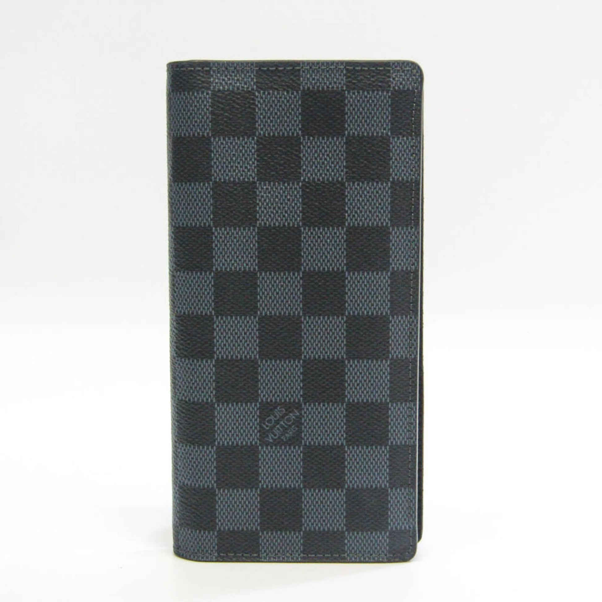 Louis Vuitton Damier Cobalt Brazza Wallet N63212 Men's Damier Canvas Long  Wallet (bi-fold) Damier Cobalt