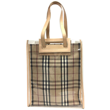 BURBERRY Clear Tote Bag 3WAY Check aq8668
