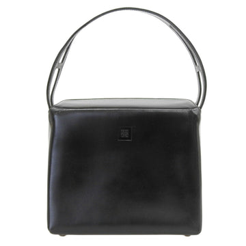 GIVENCHY bag handbag leather black flap