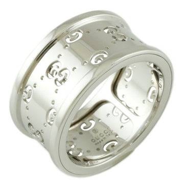Gucci K18WG Ring Icon Twirl No. 10 Silver Ladies 18K K18 White Gold