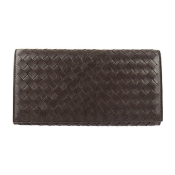 Bottega Veneta intrecciato bi-fold wallet 156819 V4651 leather brown