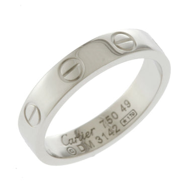 CARTIER Love Ring No. 9 K18 White Gold Ladies