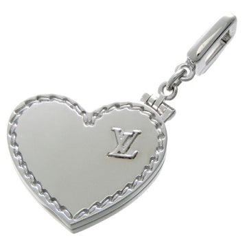 LOUIS VUITTON Pandantif Cool Heart Locket Ladies Charm 750 White Gold
