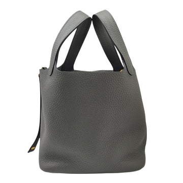 HERMES Picotan Lock PM 18 Grimeyer Taurillon Clemence U Engraved 2022 G Hardware Handbag Bag Women Men Unisex