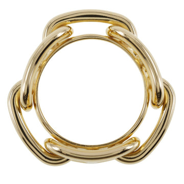 HERMES Chaine d'Ancre Scarf Ring Gold Plated Women's H220823049