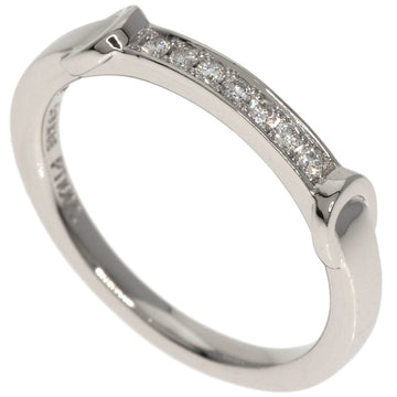 CELINE~  C Diamond Ring Platinum PT1000 Women's