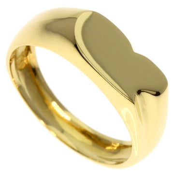 TIFFANY~  Full Heart Ring K18 Yellow Gold Women's &Co.