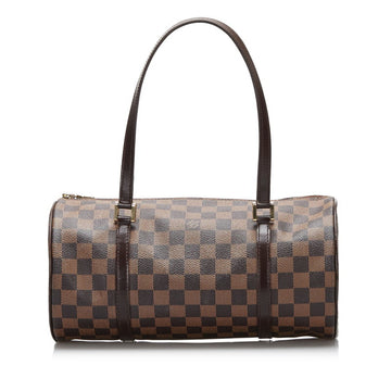 LOUIS VUITTON Damier Papillon 30 Handbag N51303 Brown PVC Leather Ladies