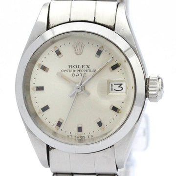 ROLEXVintage  Oyster Perpetual Date 6916 Steel Automatic Ladies Watch BF561686