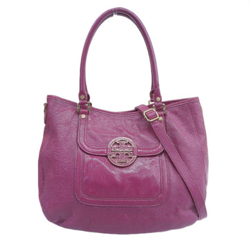TORY BURCHTory Birch  Lady's 2way bag patent purple handbag shoulder