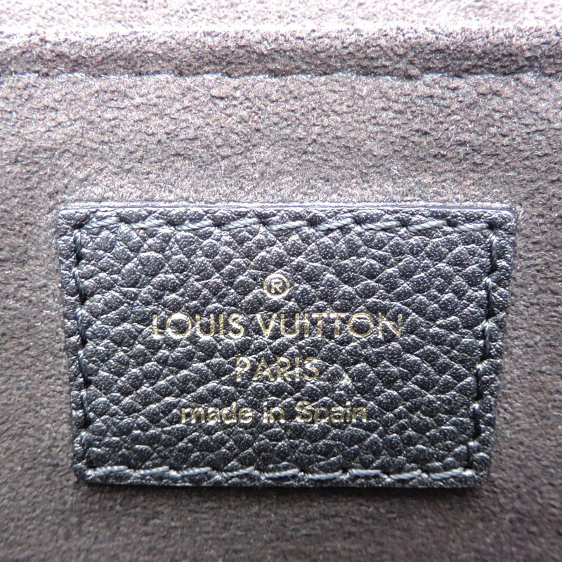 Louis Vuitton Georges BB M53941 Monogram Empreinte Leather Noir