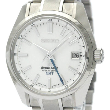 SEIKOPolished  Hi-Beat 36000 GMT SBGJ011 Steel Watch 9S86-00A0 BF568958
