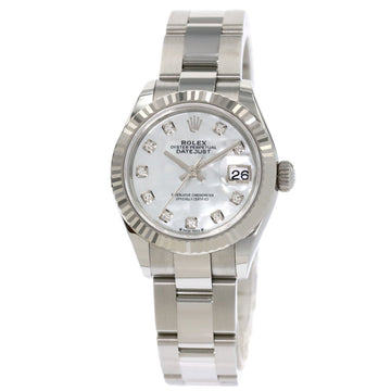 ROLEX 279174NG Datejust 28 Watch Stainless Steel SS K18WG Ladies