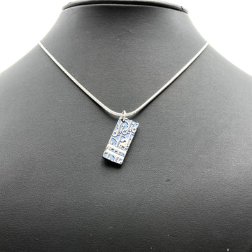 CHRISTIAN DIOR Necklace Trotter Number 2 Silver Color Blue ITII6OYJ9AB4
