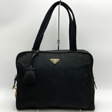 PRADA handbag tote bag nylon black ladies men's fashion