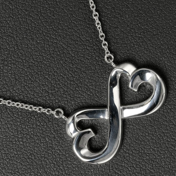 TIFFANY Double Loving Heart Necklace 925 Silver &Co.