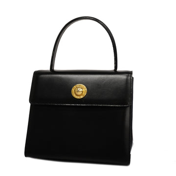 CELINEAuth  Handbag Women's Leather Handbag Black