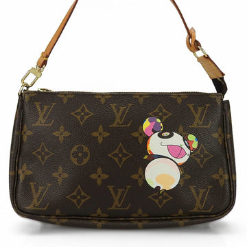 LOUIS VUITTON Pouch Monogram Panda Pochette Accessoire M51981 Women's LV Bag in Takashi Murakami