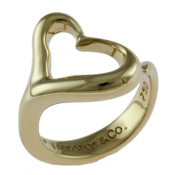 TIFFANY Open Heart Ring No. 10.5 18K Women's &Co.