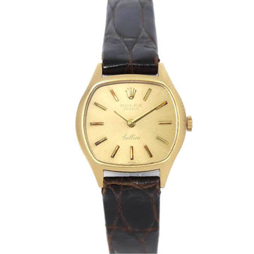ROLEX Cellini Mechanical Yellow Gold [18K] Women's Watch