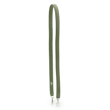 HERMES Kelly Bolide Shoulder Strap Taurillon Clemence Green Series Silver Metal Fittings